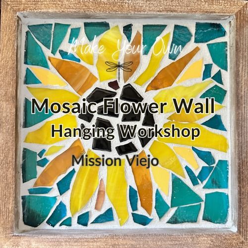 Mosaic Flower Wall Hanging Workshop