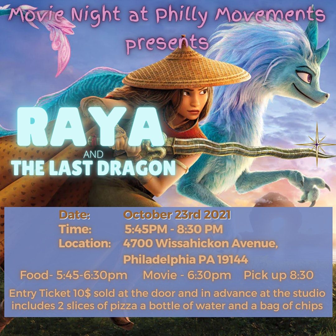Movie Night at PMDC: Raya and the Last Dragon