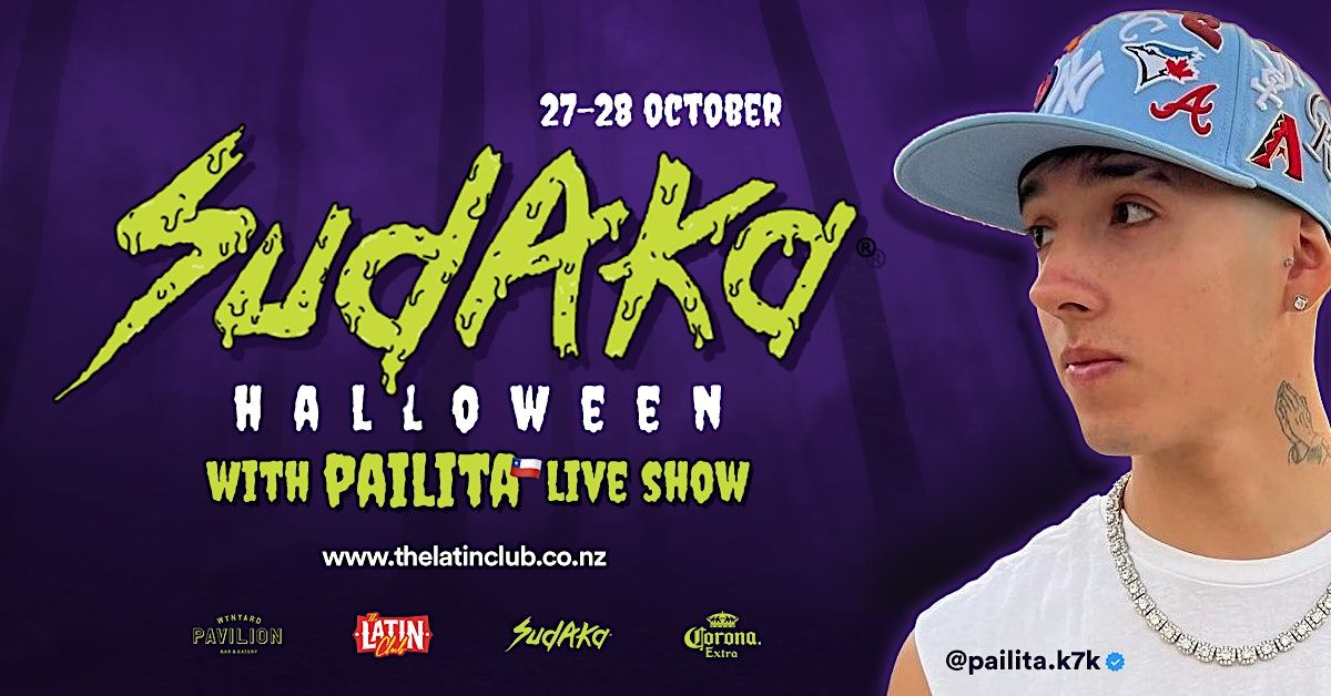 Sudaka Halloween with Pailita | 28 October at Wynyard Pavilion
