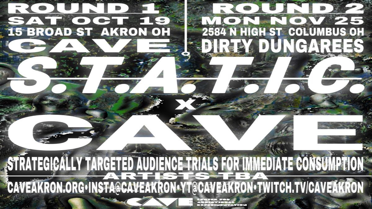 [S.T.A.T.I.C. x CAVE]: LINEUP TBA