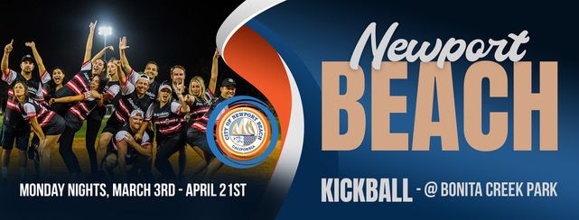 Monday Newport Beach Kickball : Starting March 3rd!