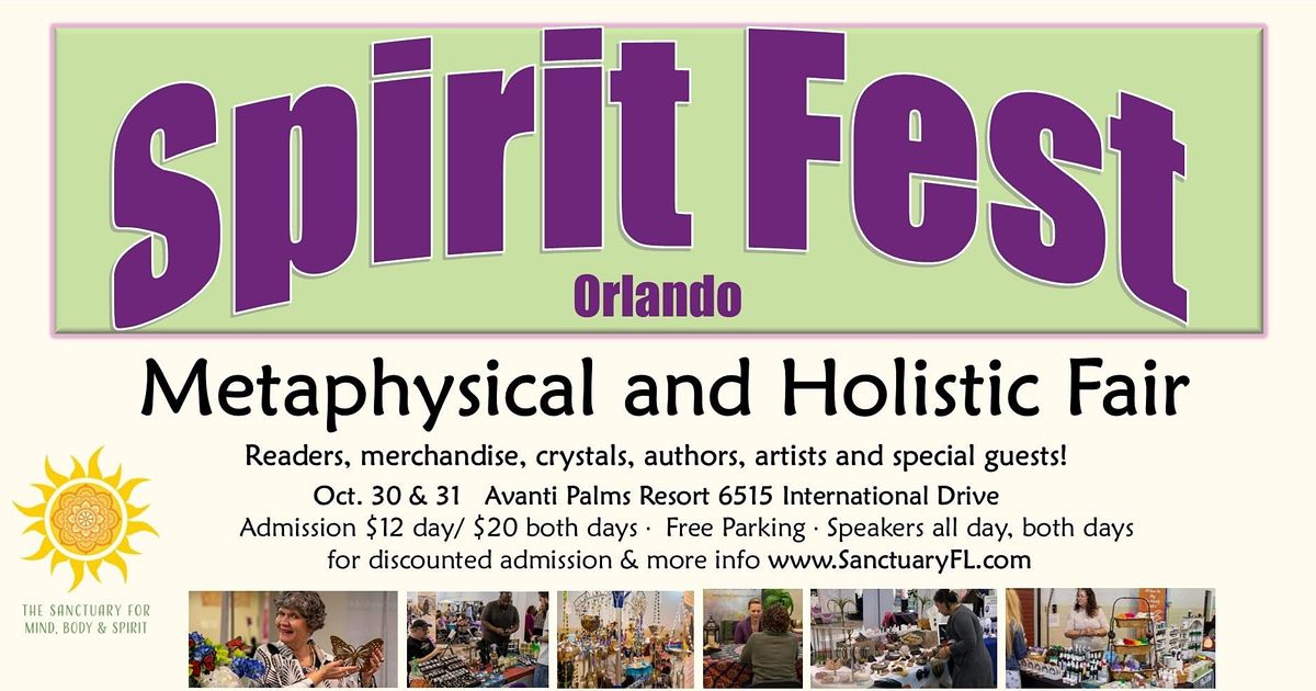 Spirit Fest Metaphysical & Holistic Fair - Orlando
