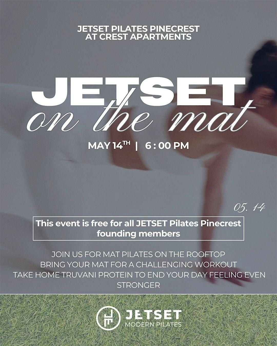 JETSET On the Mat at Crest Apartments (Free for Founding Members!)