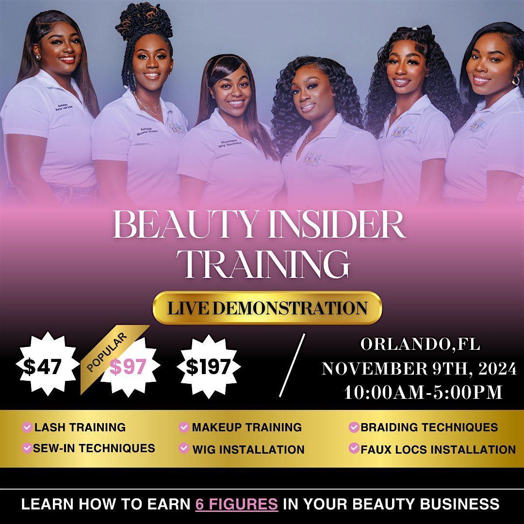 Beauty Insider Training