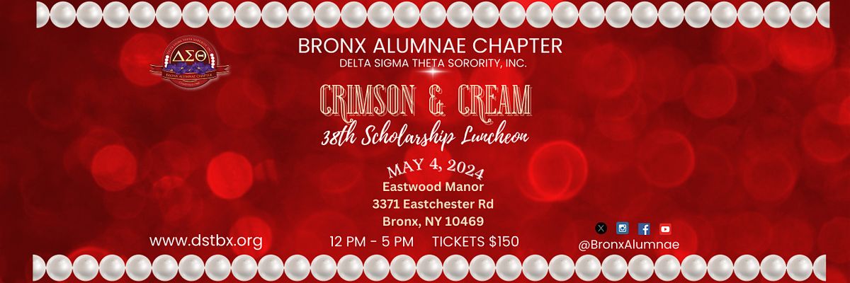 Crimson & Cream Ball 38th Annual Scholarship Luncheon