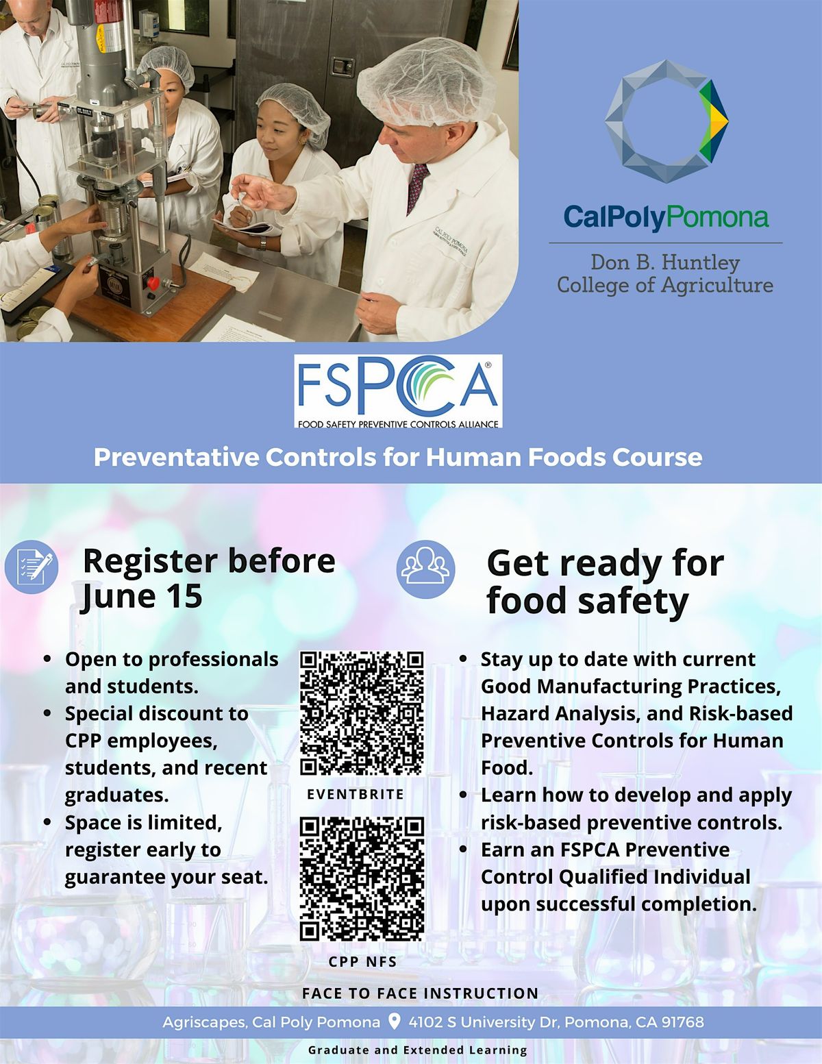 FSPCA Preventive Controls for Human Food Course