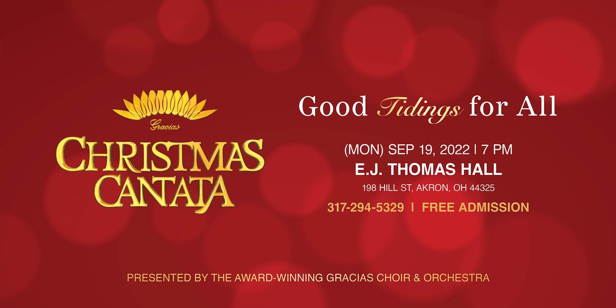 2022 Gracias Christmas Cantata in OHIO