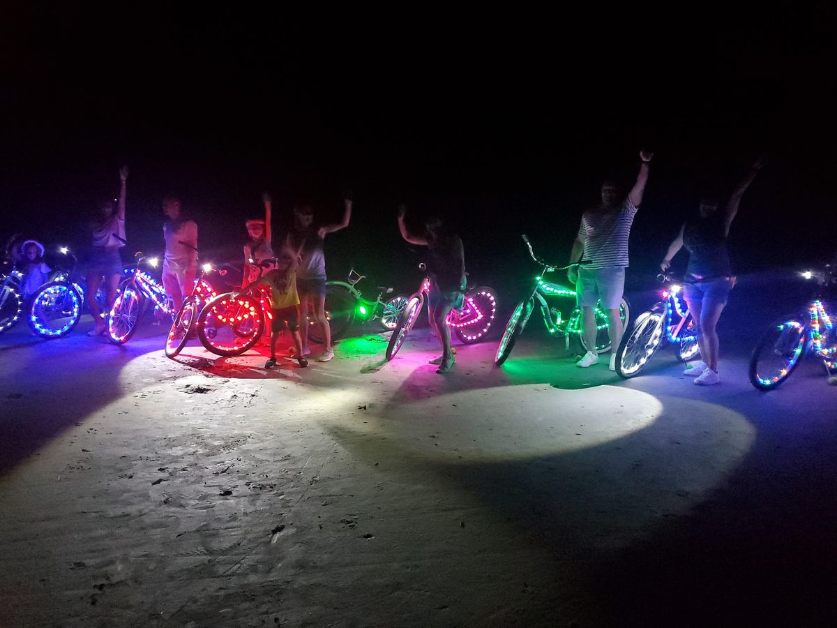 Glow Bikes Hilton HeadGlow in the dark bicycle tour!, 1 S Forest Beach