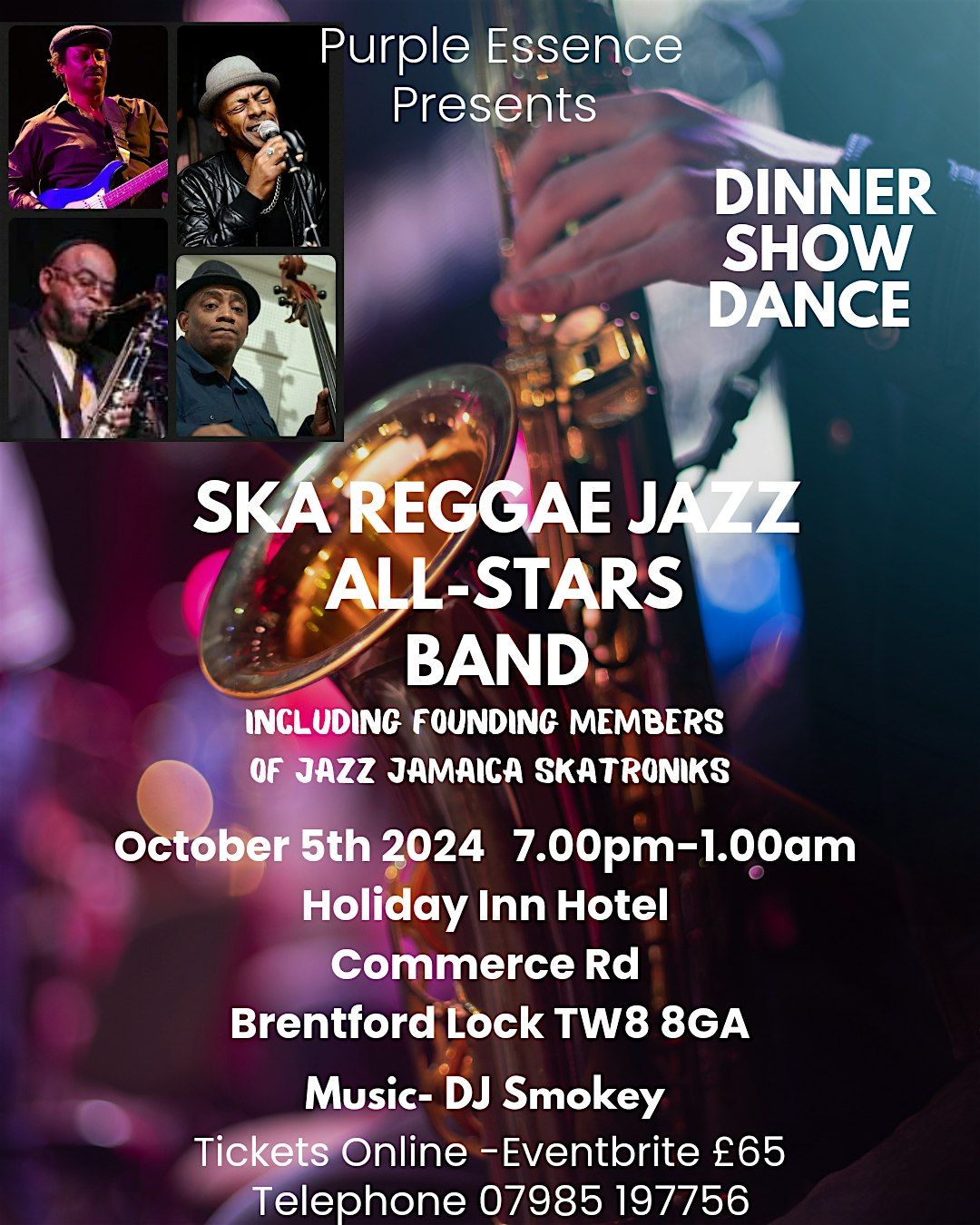 Ska, Reggae, Jazz Dinner Show & Dance