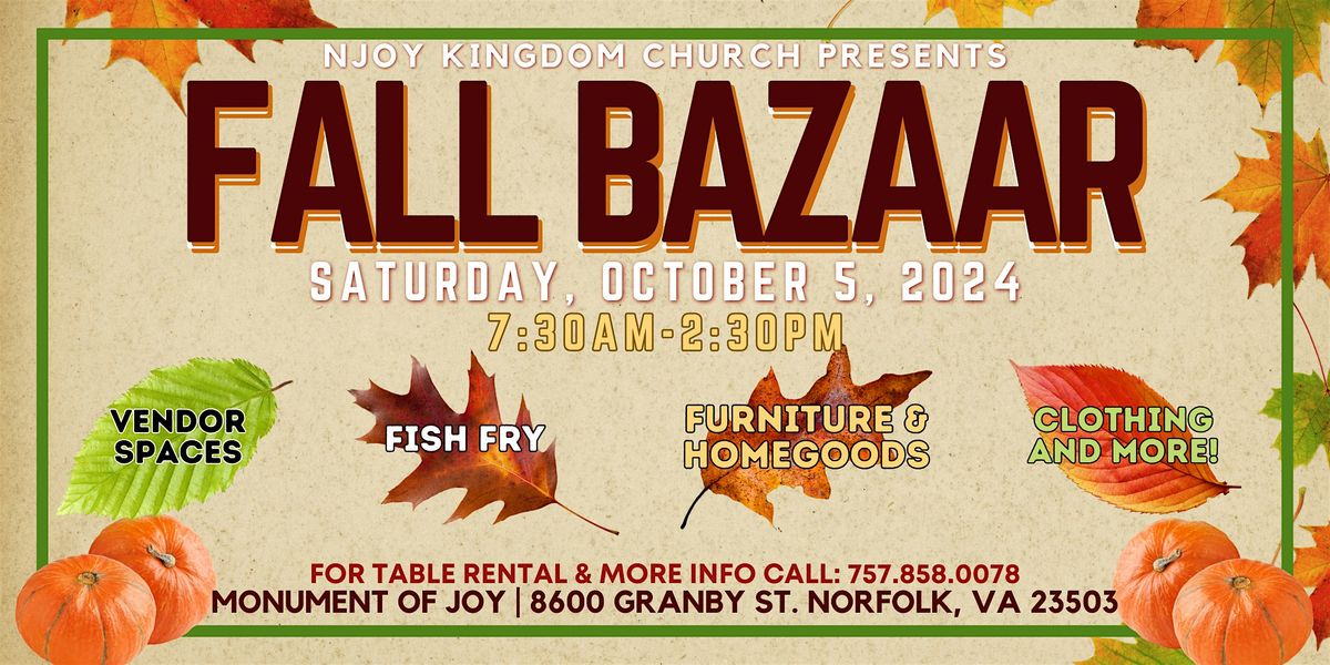 Fall Bazaar