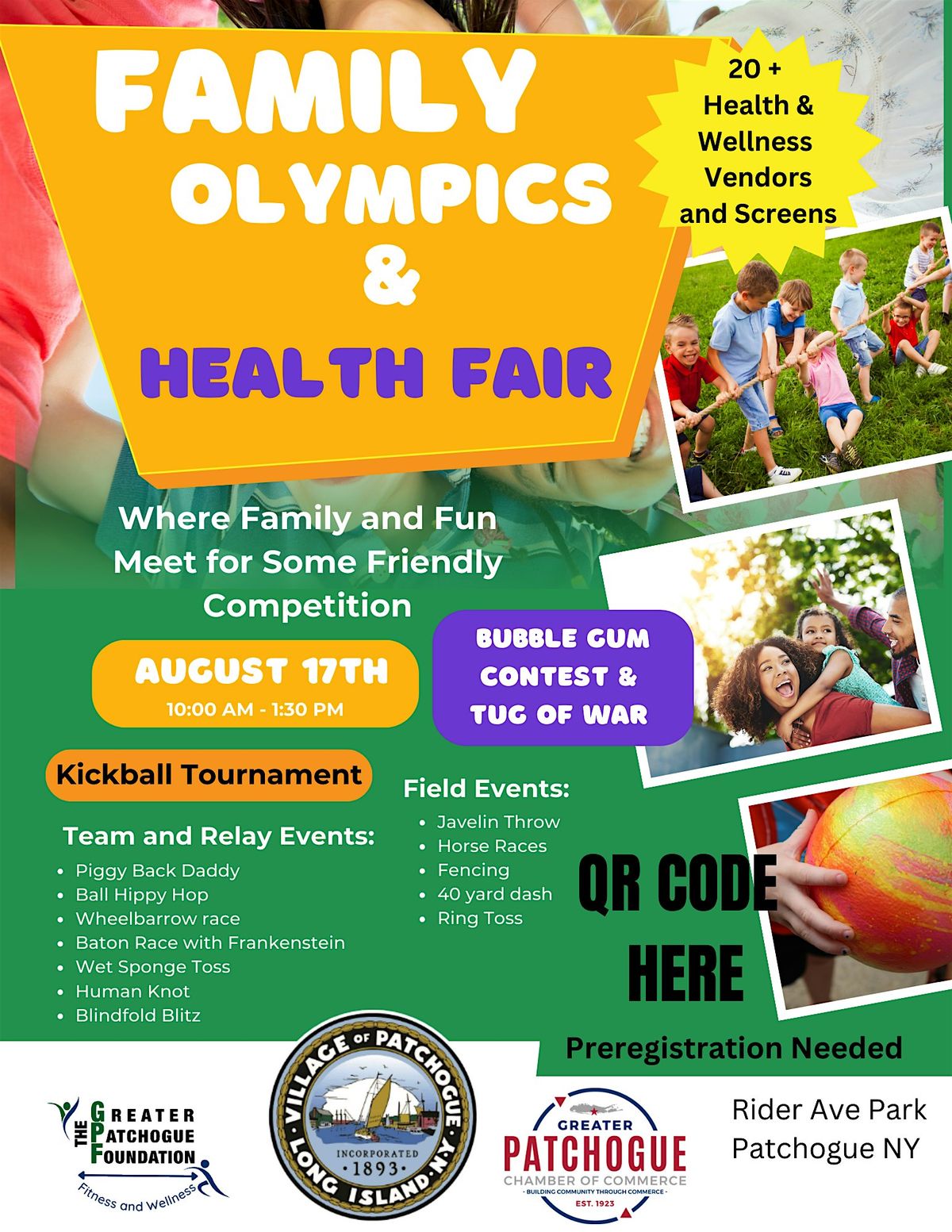 Family Olympics and Health Fair