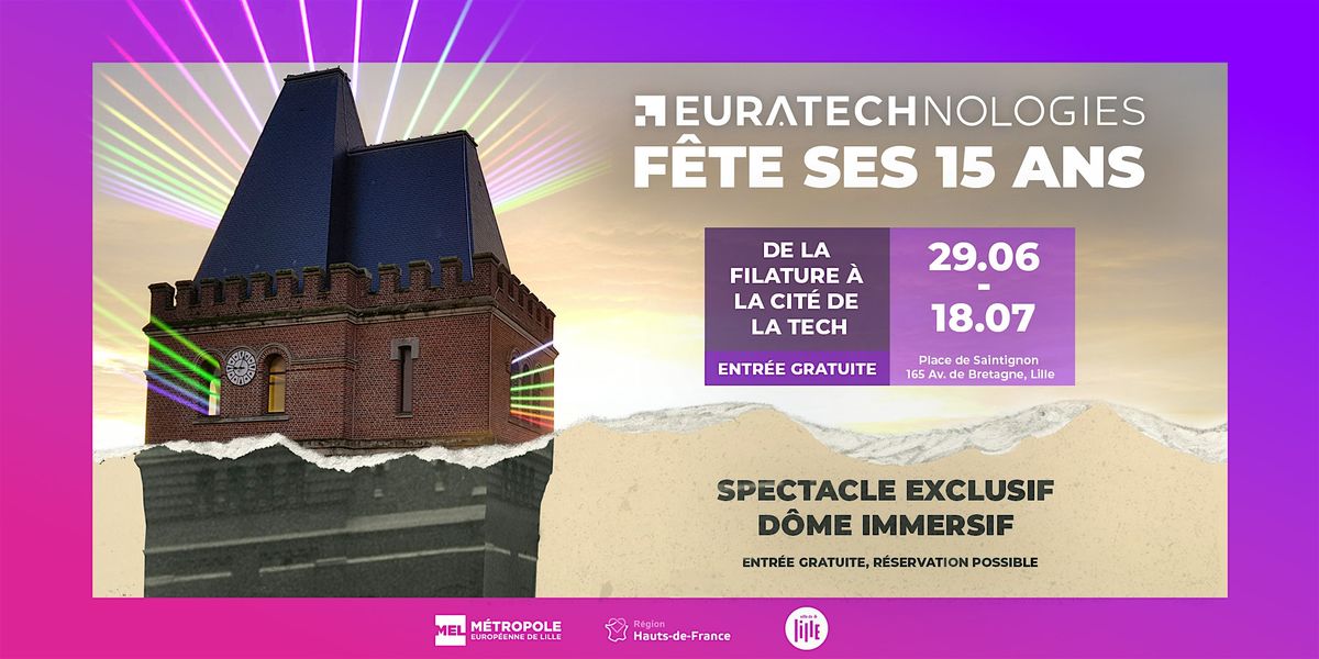 EXPO VIDEOMAPPING "De la filature \u00e0 la cit\u00e9 de la Tech"