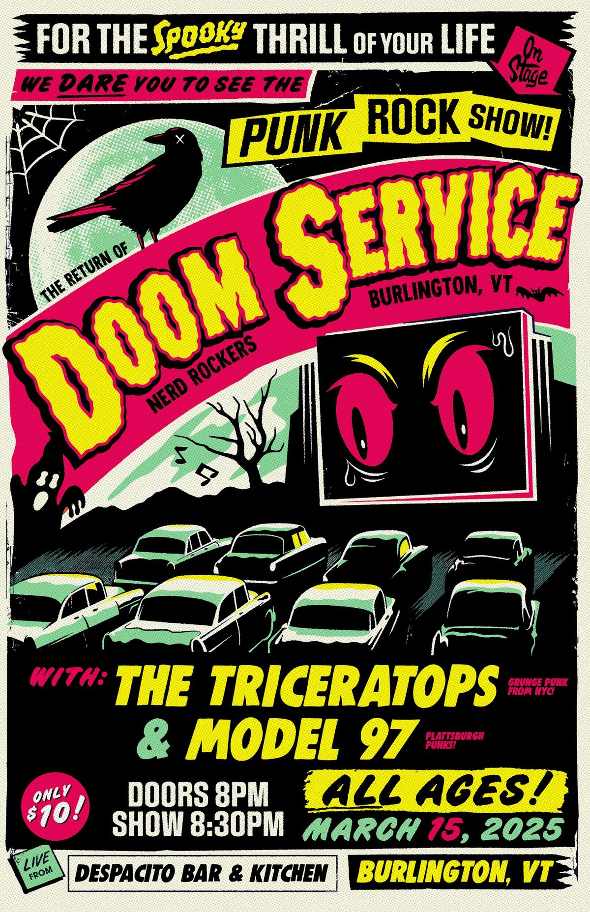 Doom Service Returns with The Triceratops and Model 97!