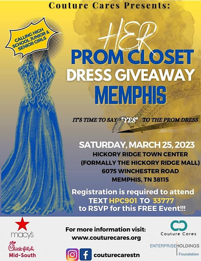 MEMPHIS, TN - HER PROM CLOSET GIVEAWAY EXPERIENCE
