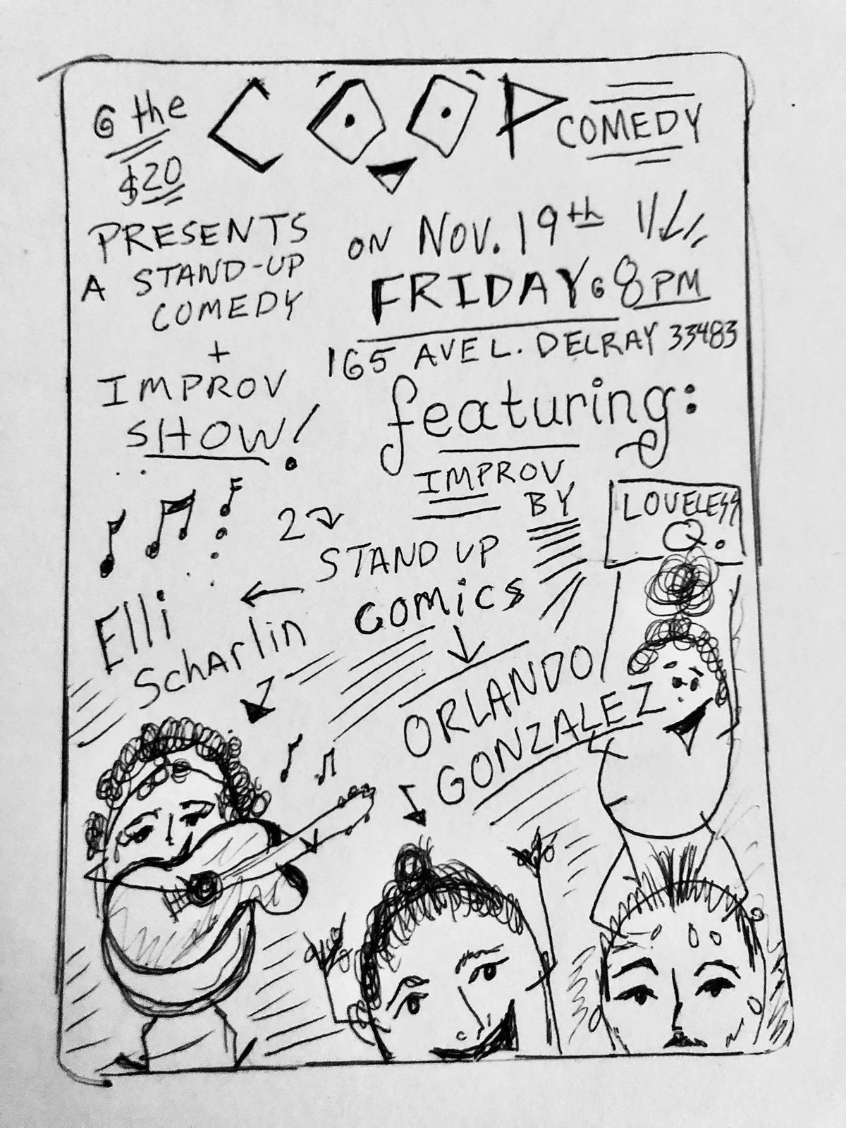 Coop COMEDY Christmas Franco Harris, Rebecca Loveless, And Santas