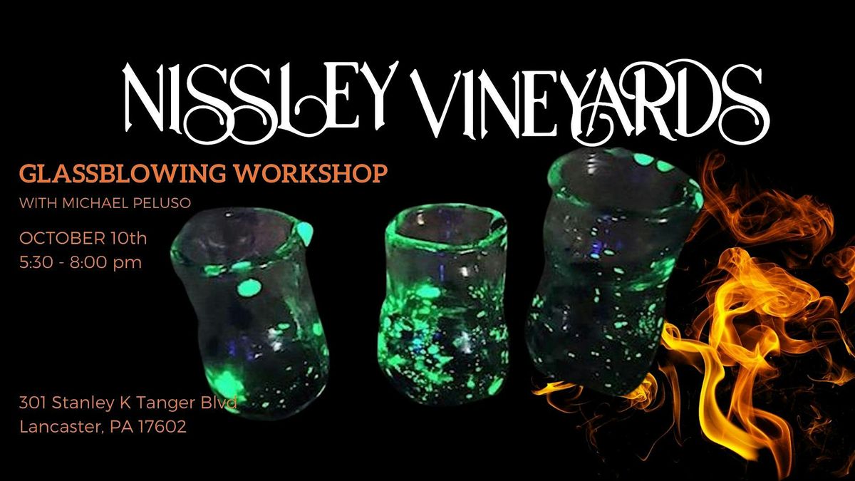 Glassblowing Workshop: Glow in The Dark Shot Glass\/Wine Sampler