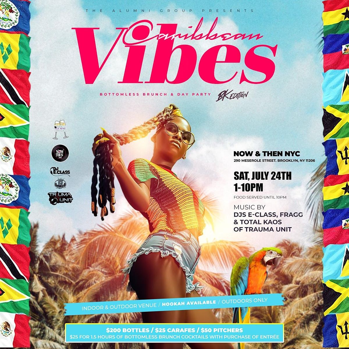 Caribbean Vibes Bottomless Brunch & Day Party