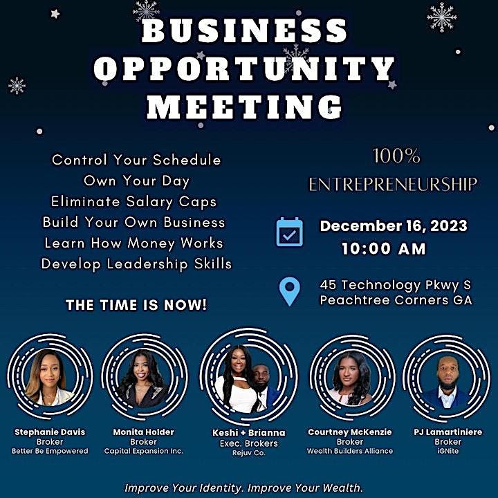 Business Opportunity Meeting