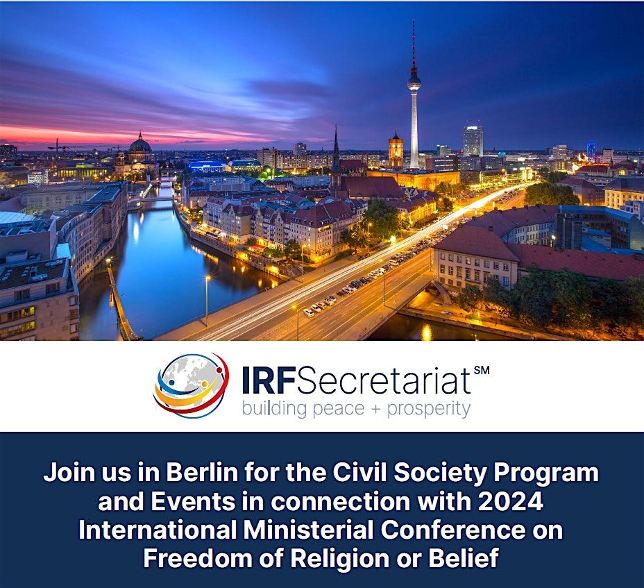 Civil Society Program Supporting Ministerial for Religious Freedom - Berlin