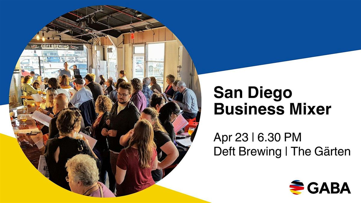 San Diego Business Mixer at Deft Brewing | The G\u00e4rten