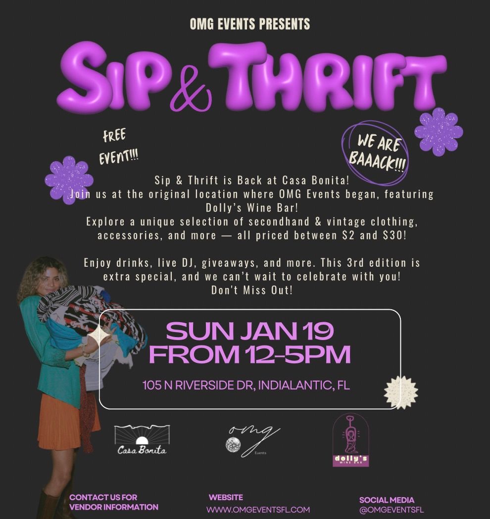 SIP & THRIFT AT CASA BONITA!