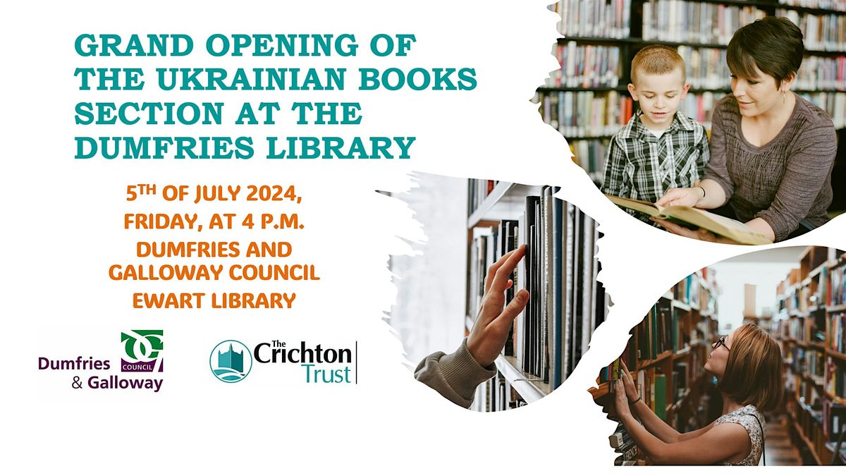 Grand Opening of the Ukrainian Books Section at The Dumfries Library!