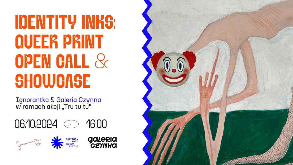 Festiwal \u0141\u00f3d\u017a Wielu Kultur 2024 \/\/ Identity Inks: Queer Print Open Call & Showcase