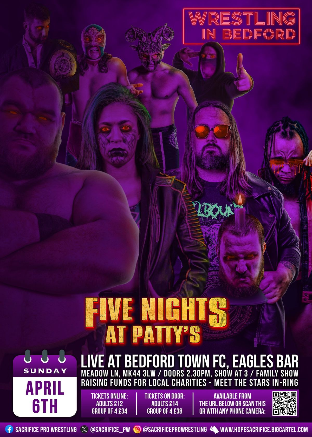 Sacrifice Pro Wrestling in Bedford: Five Nights at Patty's