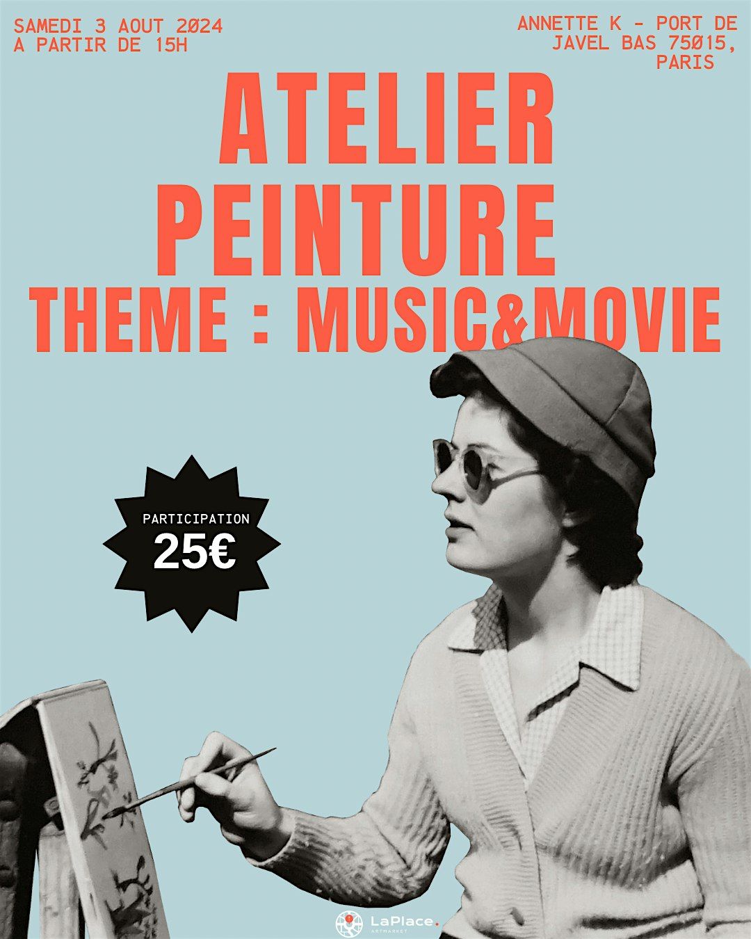 Atelier peinture - Th\u00e8me : Music&Movie