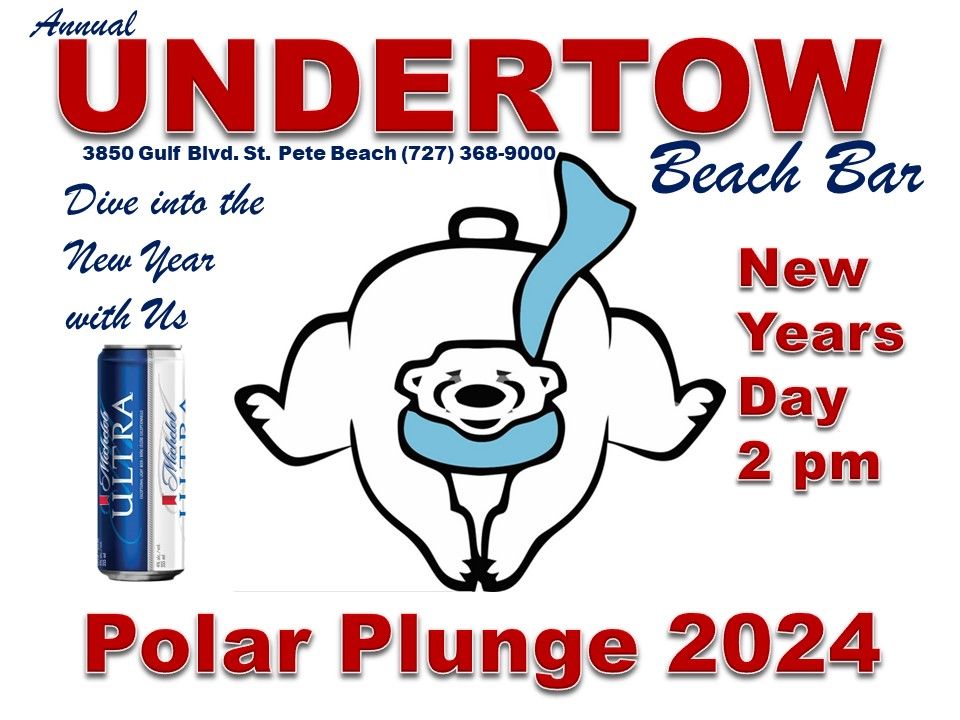 Polar Plunge 2024, Undertow Beach Bar, St Pete Beach, 1 January 2024