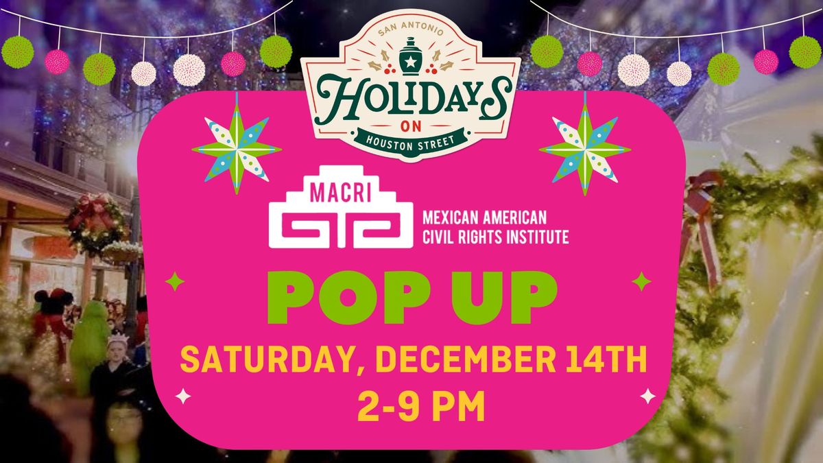 MACRI Pop Up at Holidays on Houston Street 