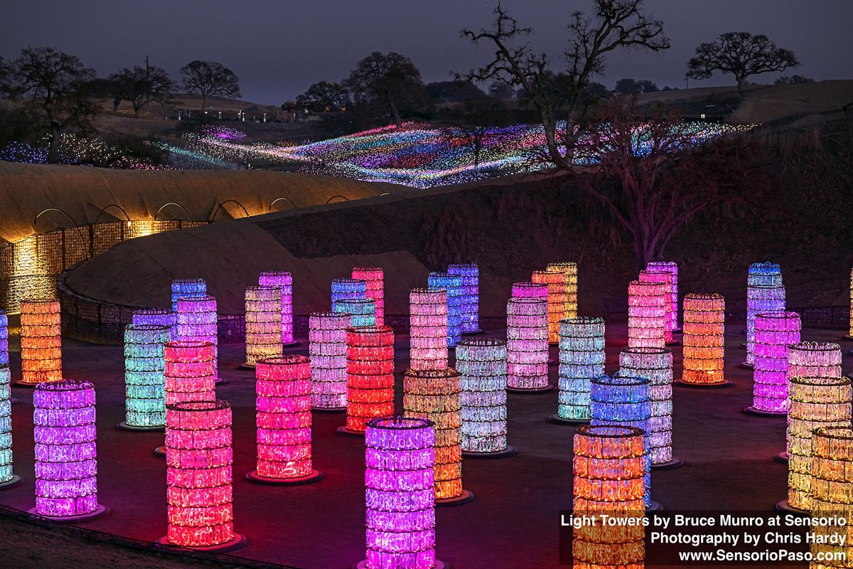 Bruce Munro: Light at Sensorio, Friday 7\/9\/21