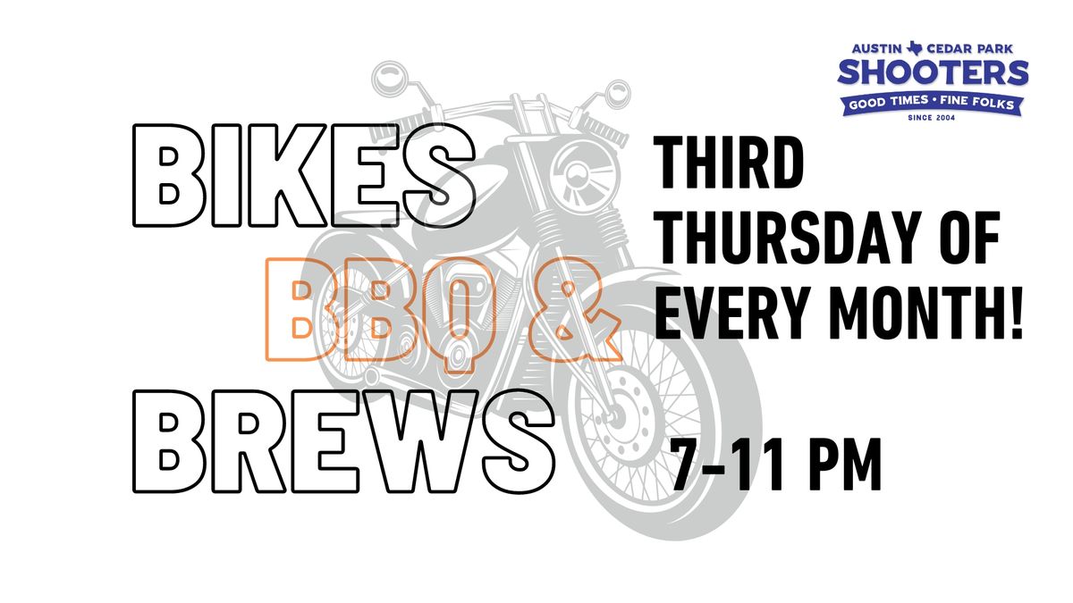 Bikes, BBQ & Brews at Shooters Cedar Park