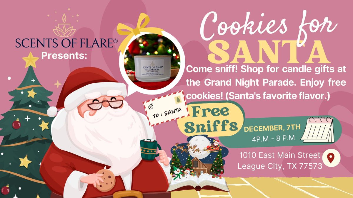 Candles And Cookies For Santa!