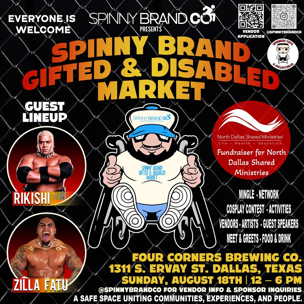 SPINNY BRAND: GIFTED AND DISABLED MARKET AUGUST