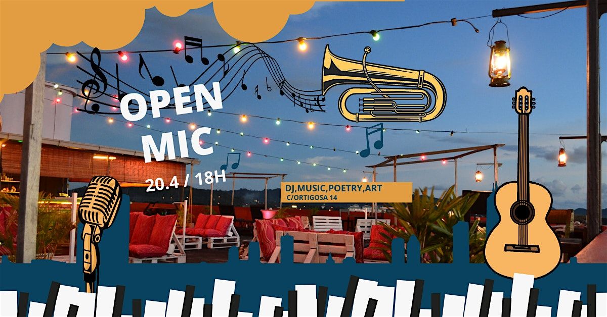 SUNSET OPEN MIC - Rooftop PARTY