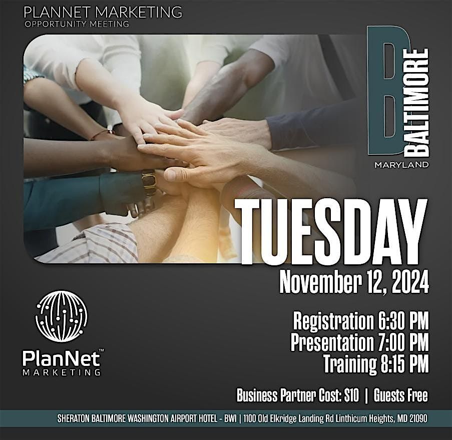 Baltimore MD PlanNet Opportunity Meeting