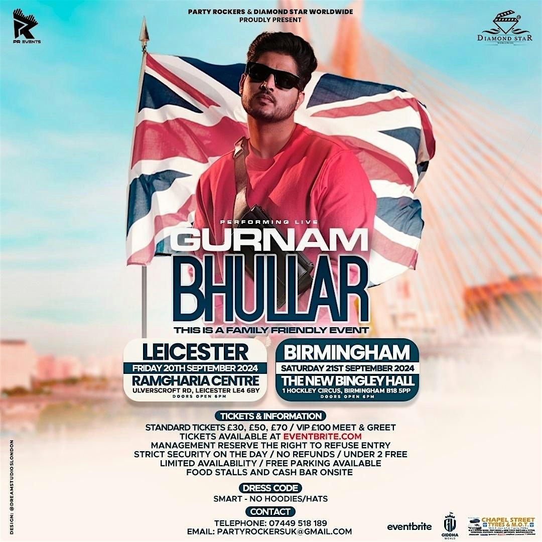 GURNAM BHULLAR LIVE CONCERT IN BIRMINGHAM