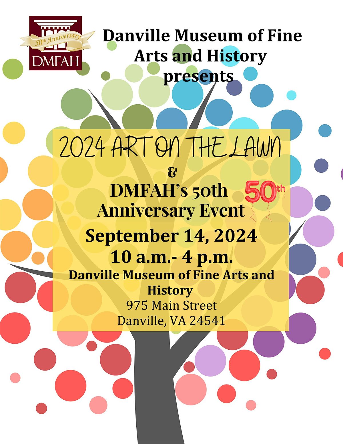 Art on the Lawn 2024 and DMFAH's 50th Anniversary Event