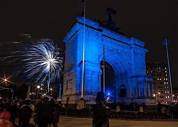New Year's Eve Fireworks in Prospect Park
