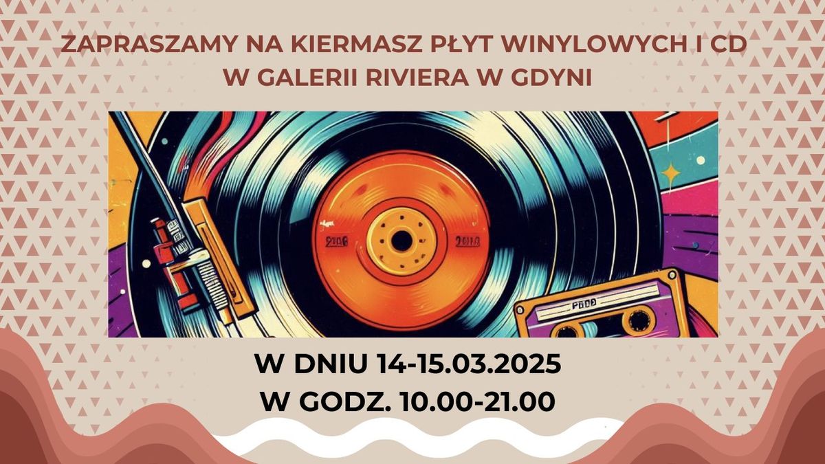 Marcowy kiermasz p\u0142yt winylowych i CD w galerii Riviera Gdynia!!!!