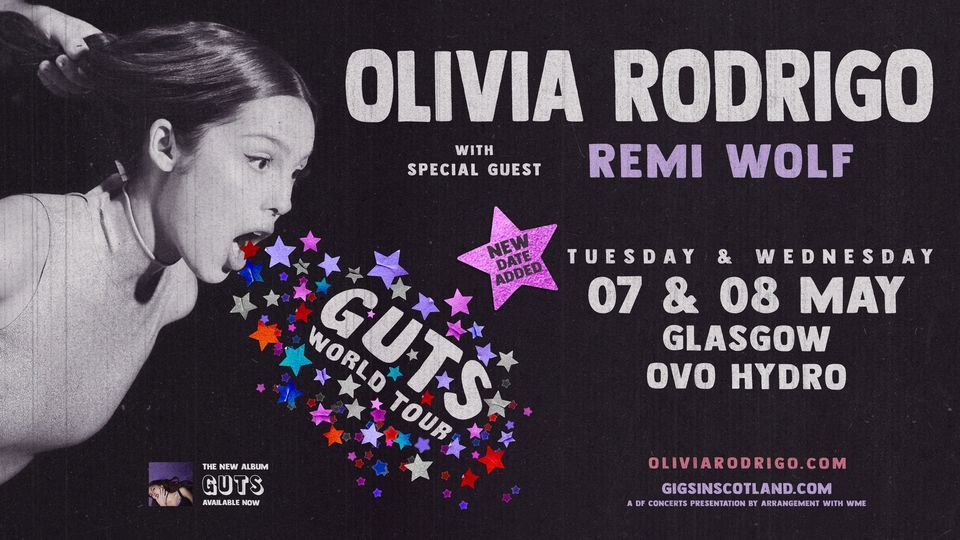 Olivia Rodrigo 2024, OVO Hydro, Glasgow, 8 May 2024