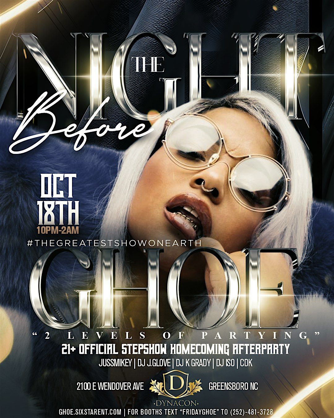 GHOE Friday:The Night Before GHOE Stepshow Afterparty 21+