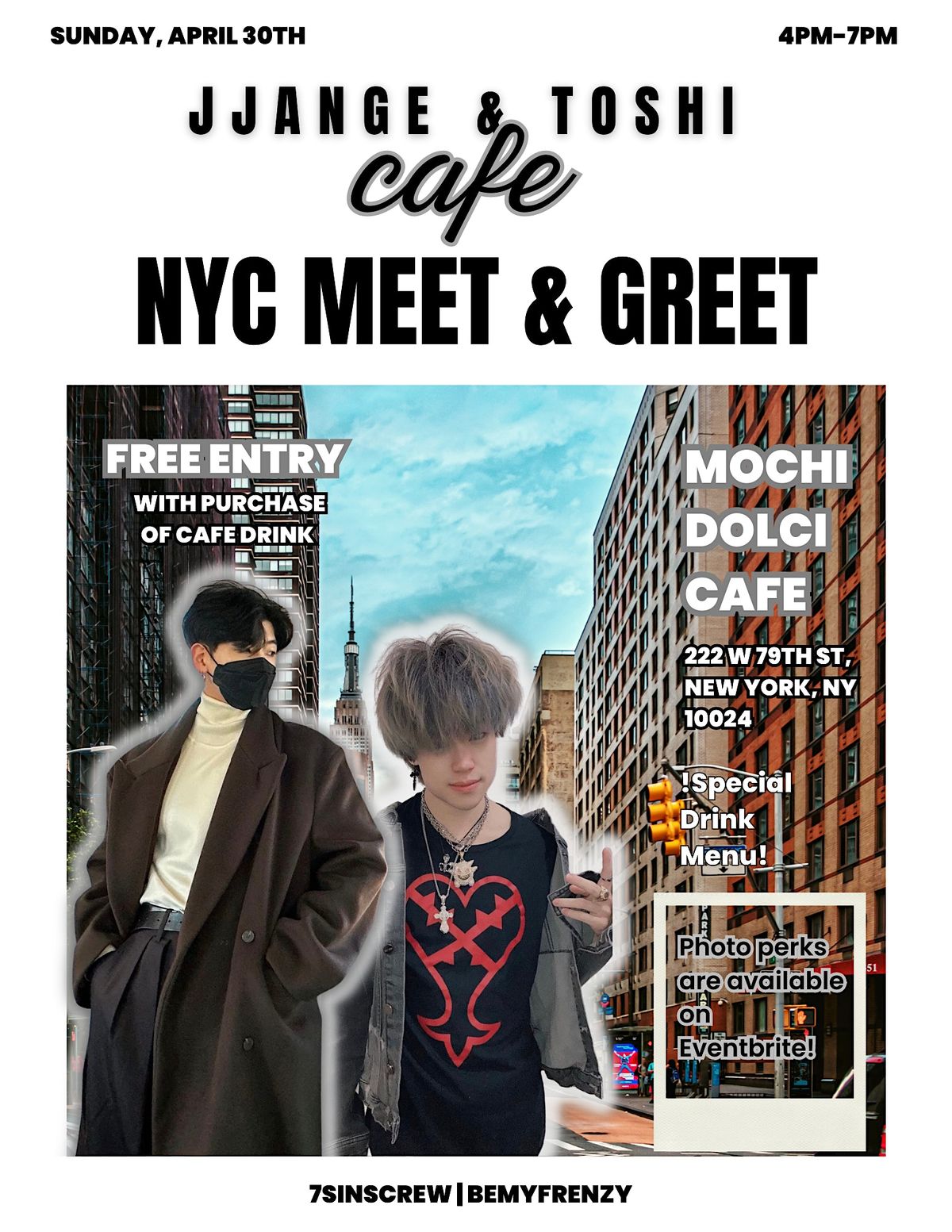 CAFE MEET & GREET - JJANGE & TOSHI