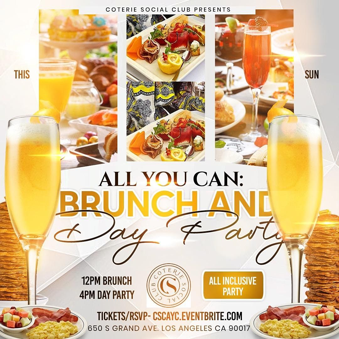 Coterie Social Club Presents: All You Can: Brunch + Bottomless Mimosas