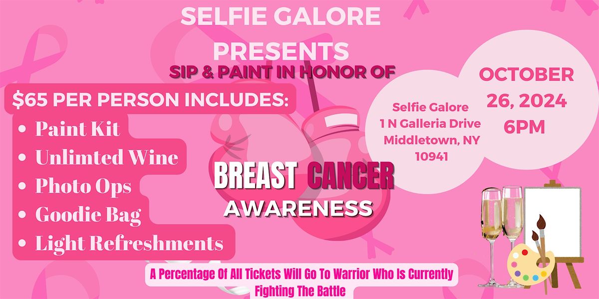 Sip & Paint Breast Cancer Awareness