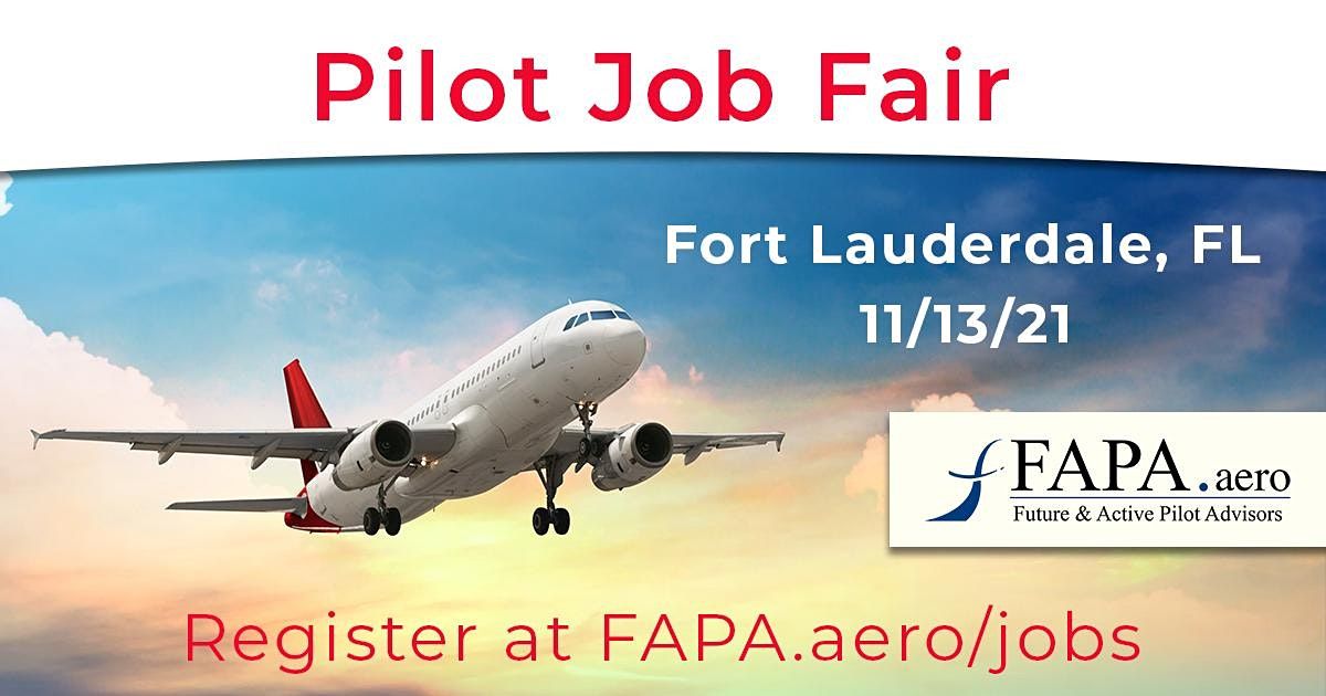 FAPA Pilot Job Fair, Fort Lauderdale, November 13, 2021, Marriott Fort
