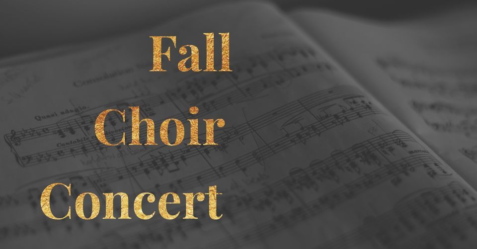 Fall Choir Concert