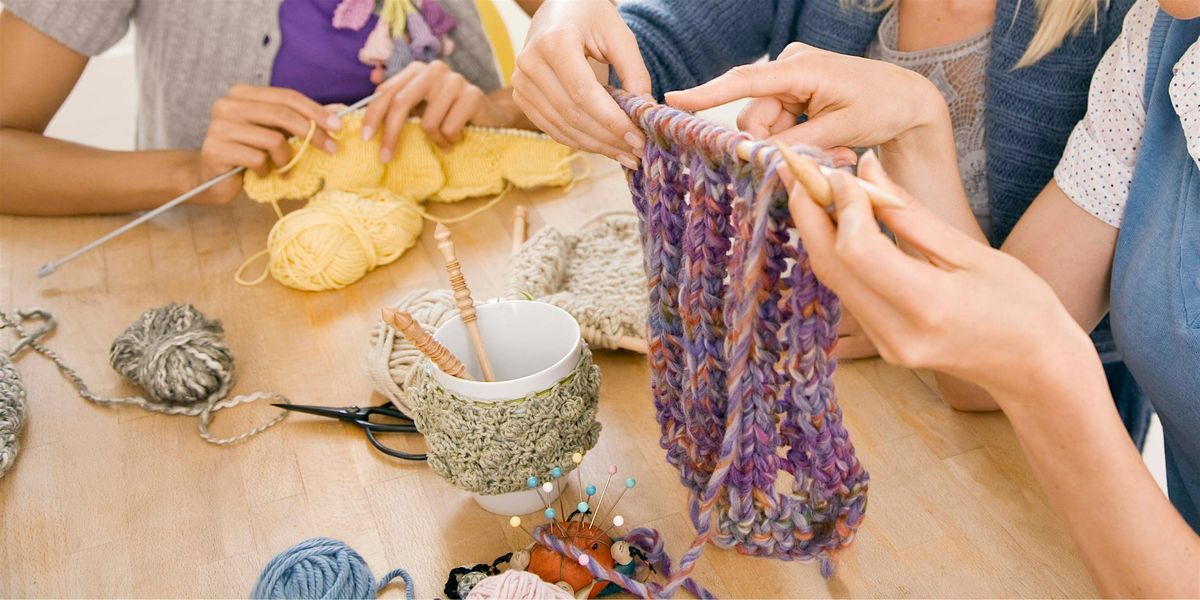 Adults Learn to Knit