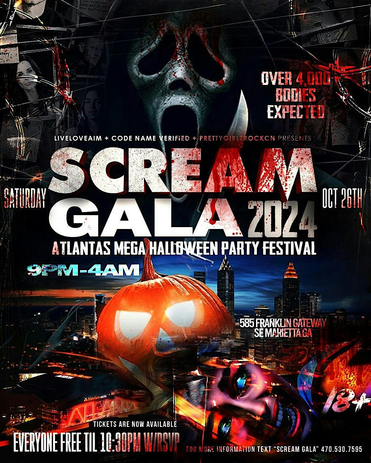 SCREAM GALA 2024 HALLOWEEN PARTY FESTIVAL